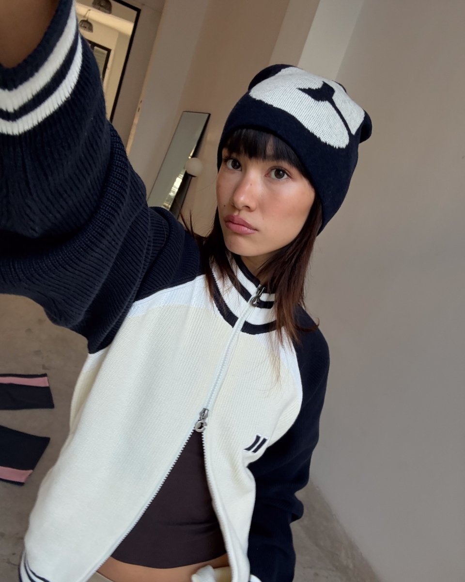 C' Black Beanie
