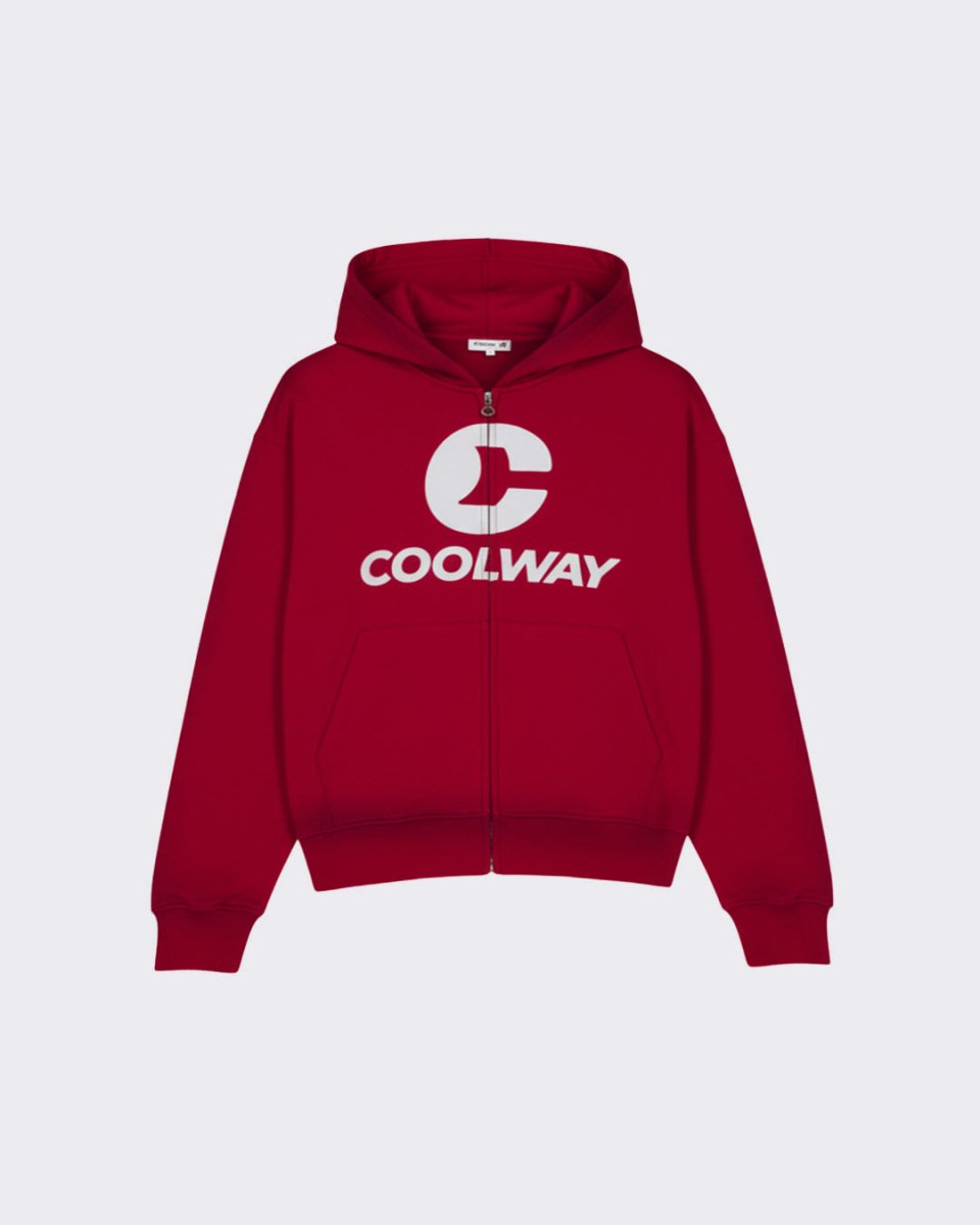 Break Wine Zipper Hoodie