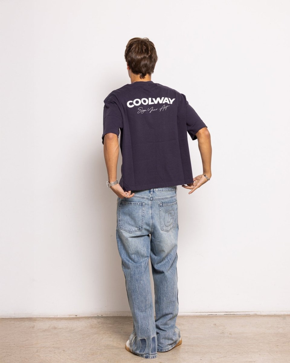 Loose Navy Jeans