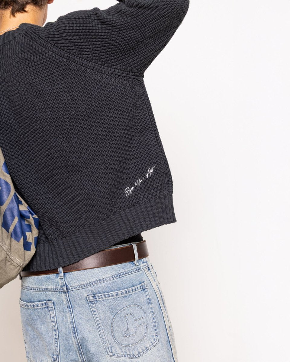Black Knit Sweater