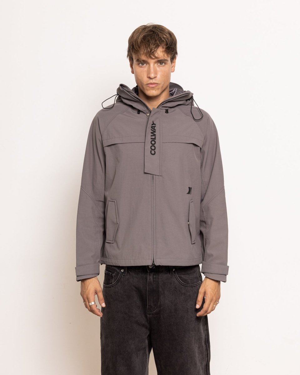 Storm grey windbreaker | Coolway Sneakers Brand