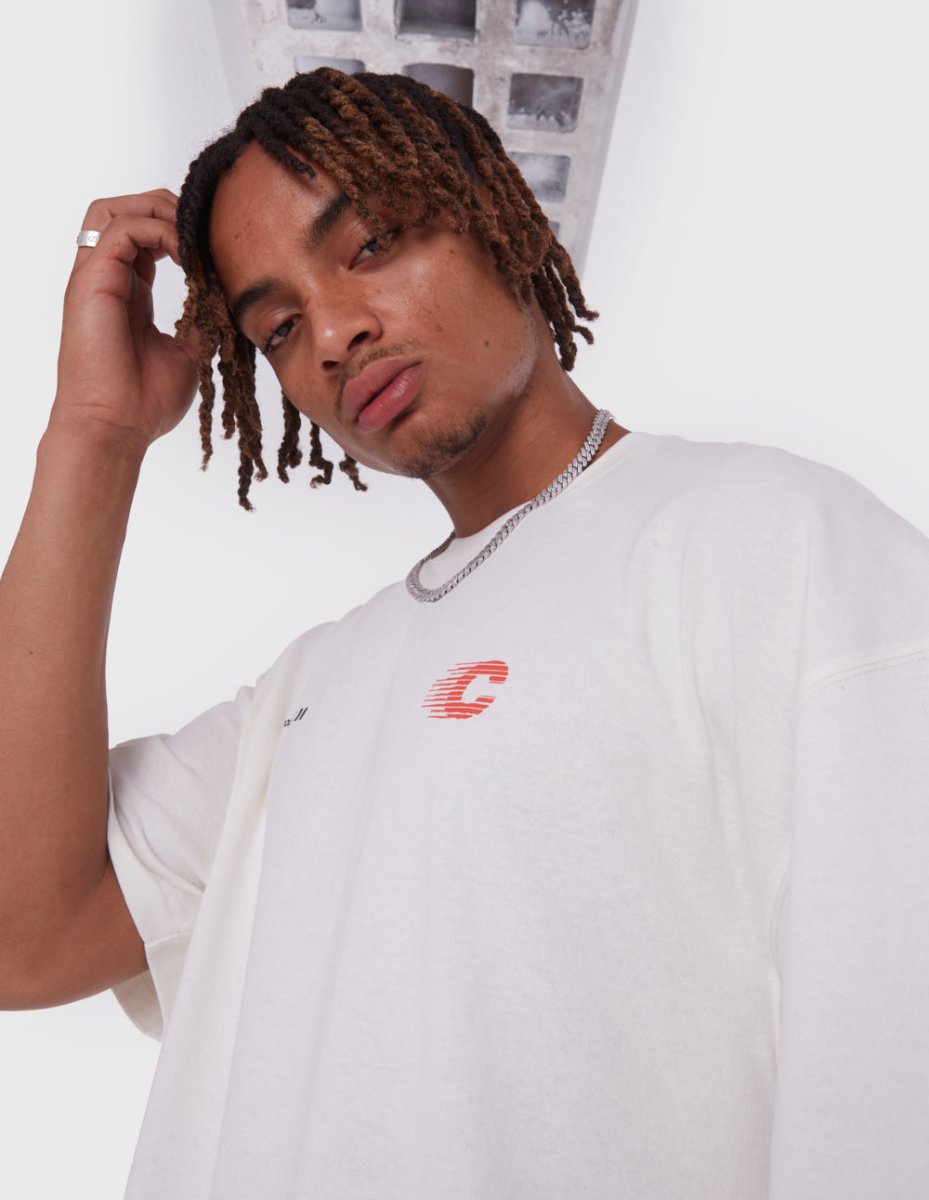 Racer White T-Shirt
