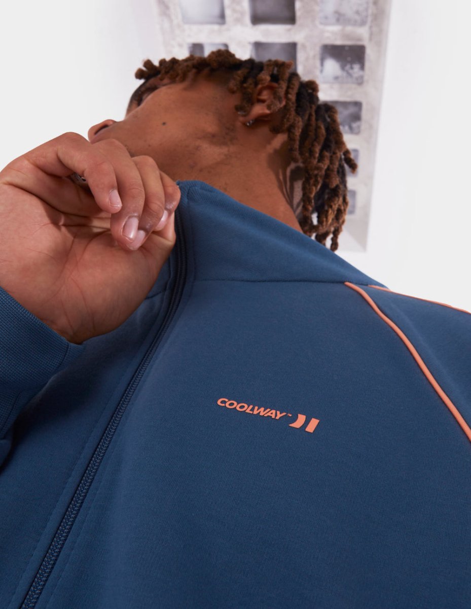 Indigo Blue Track Jacket
