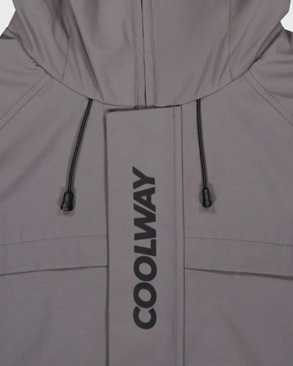Storm grey windbreaker | Coolway Sneakers Brand