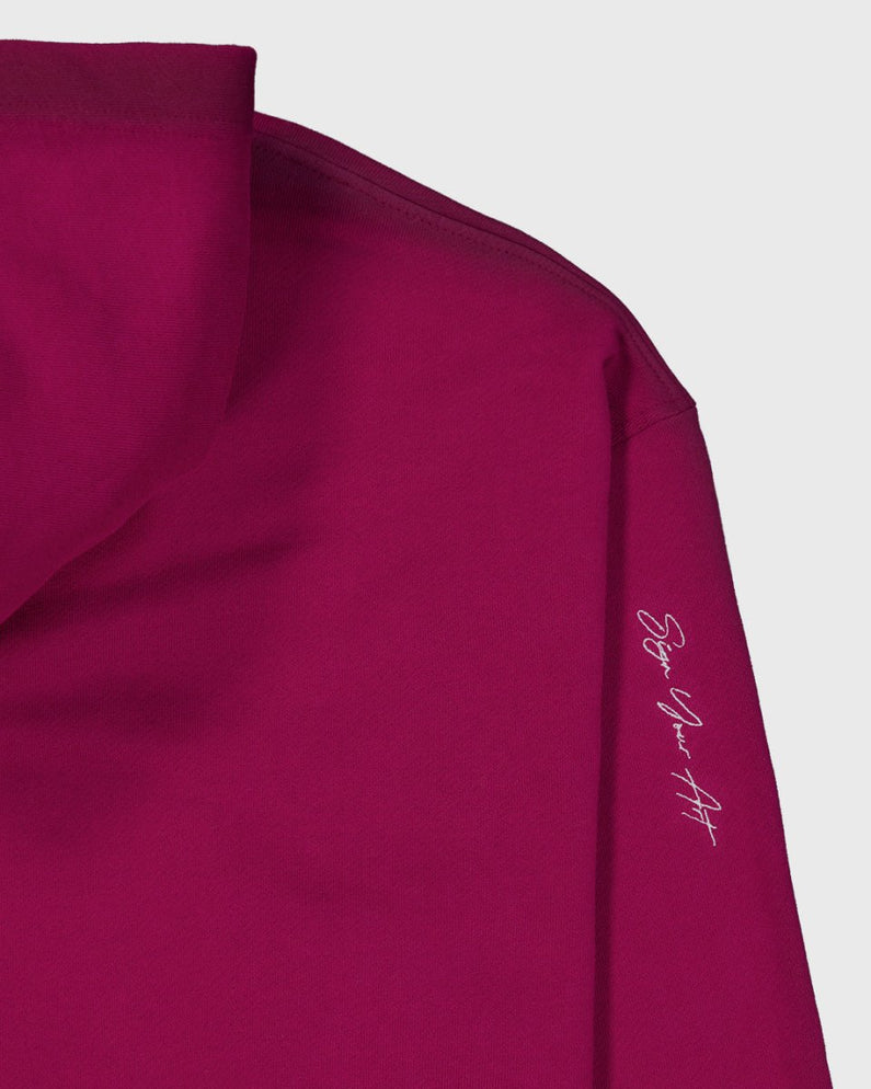 Break Wine Zipper Hoodie