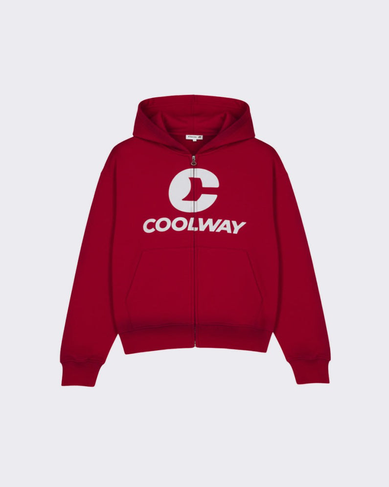 Break Wine Zipper Hoodie