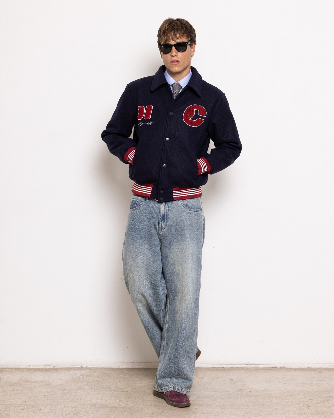 Dark Navy Varsity