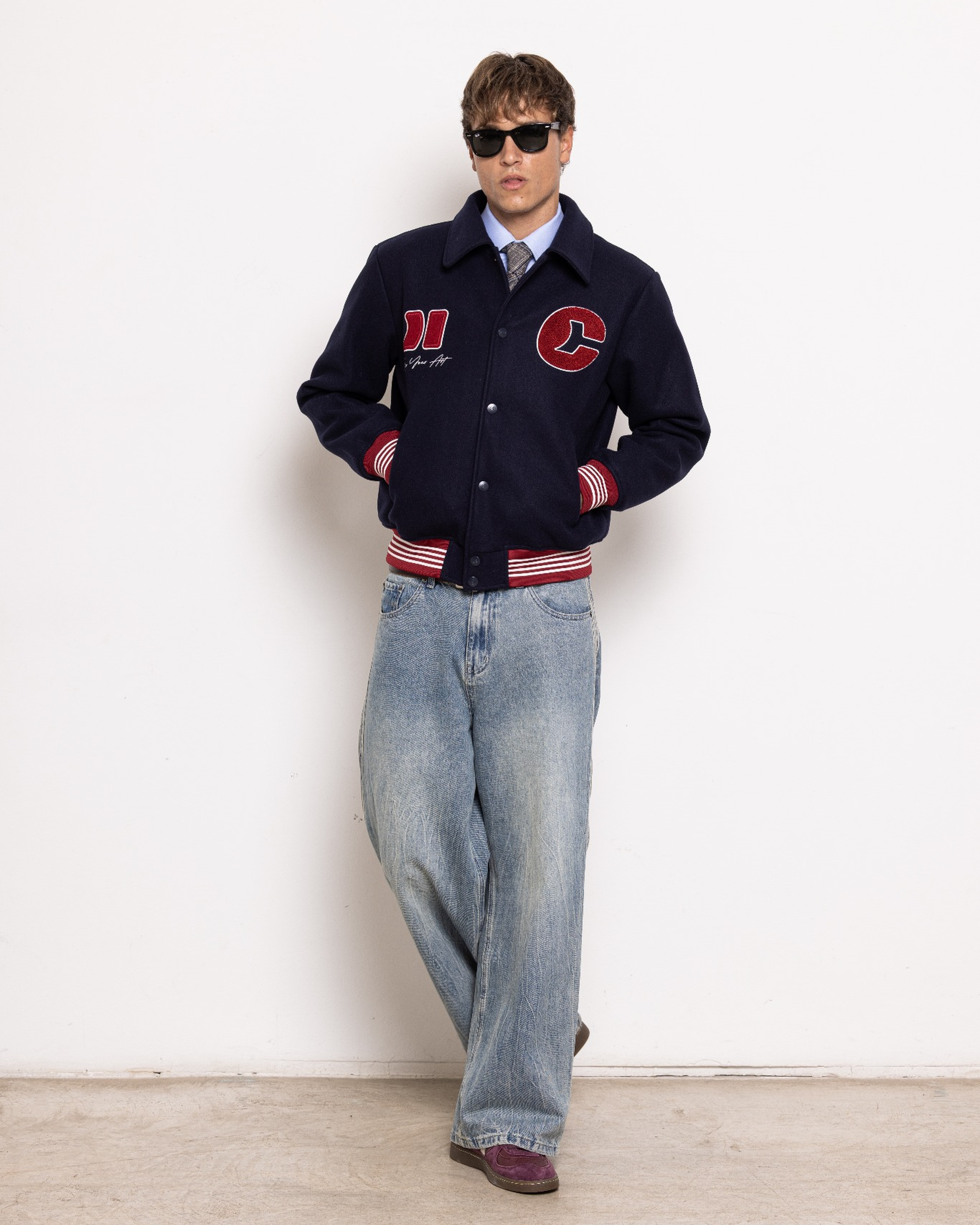 Dark Navy Varsity