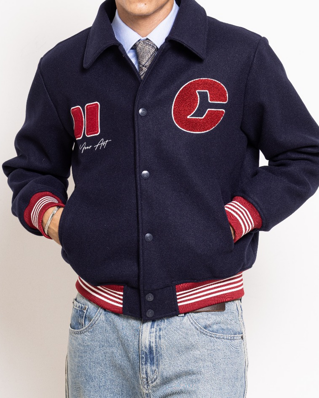 Dark Navy Varsity