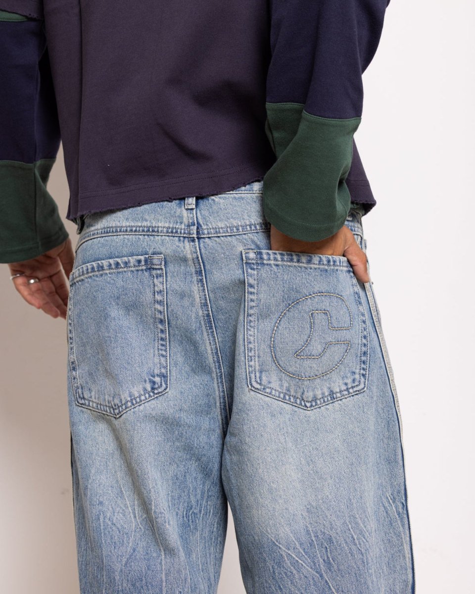 Loose Navy Jeans