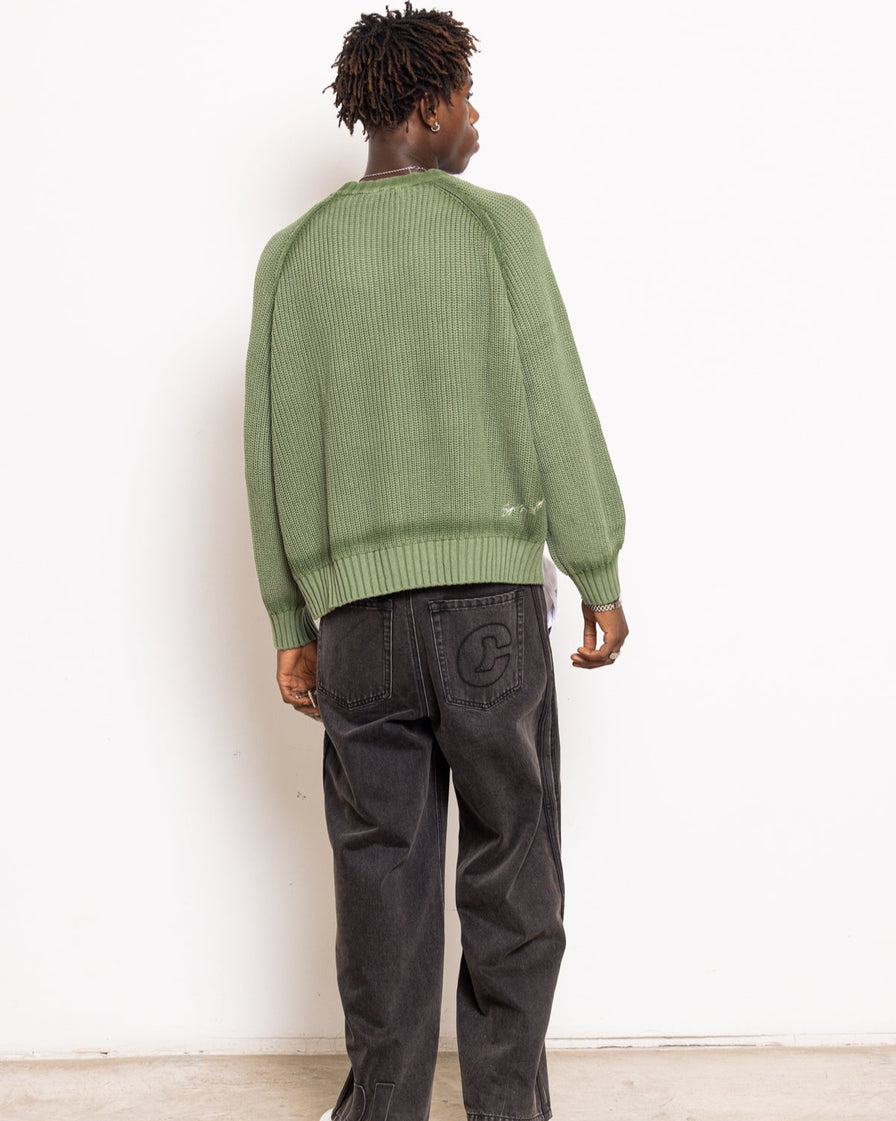 Green Knit Sweater