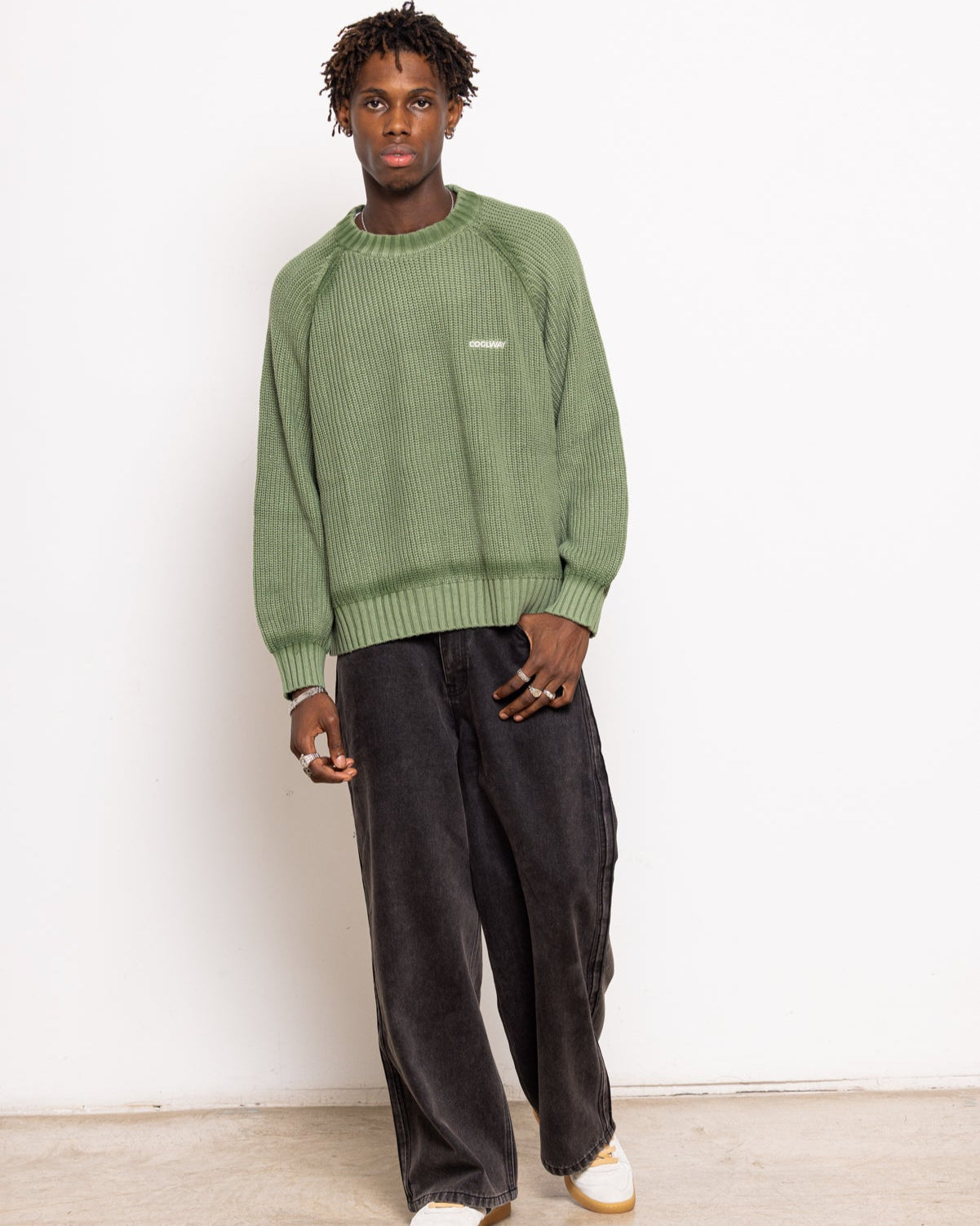 Green Knit Sweater