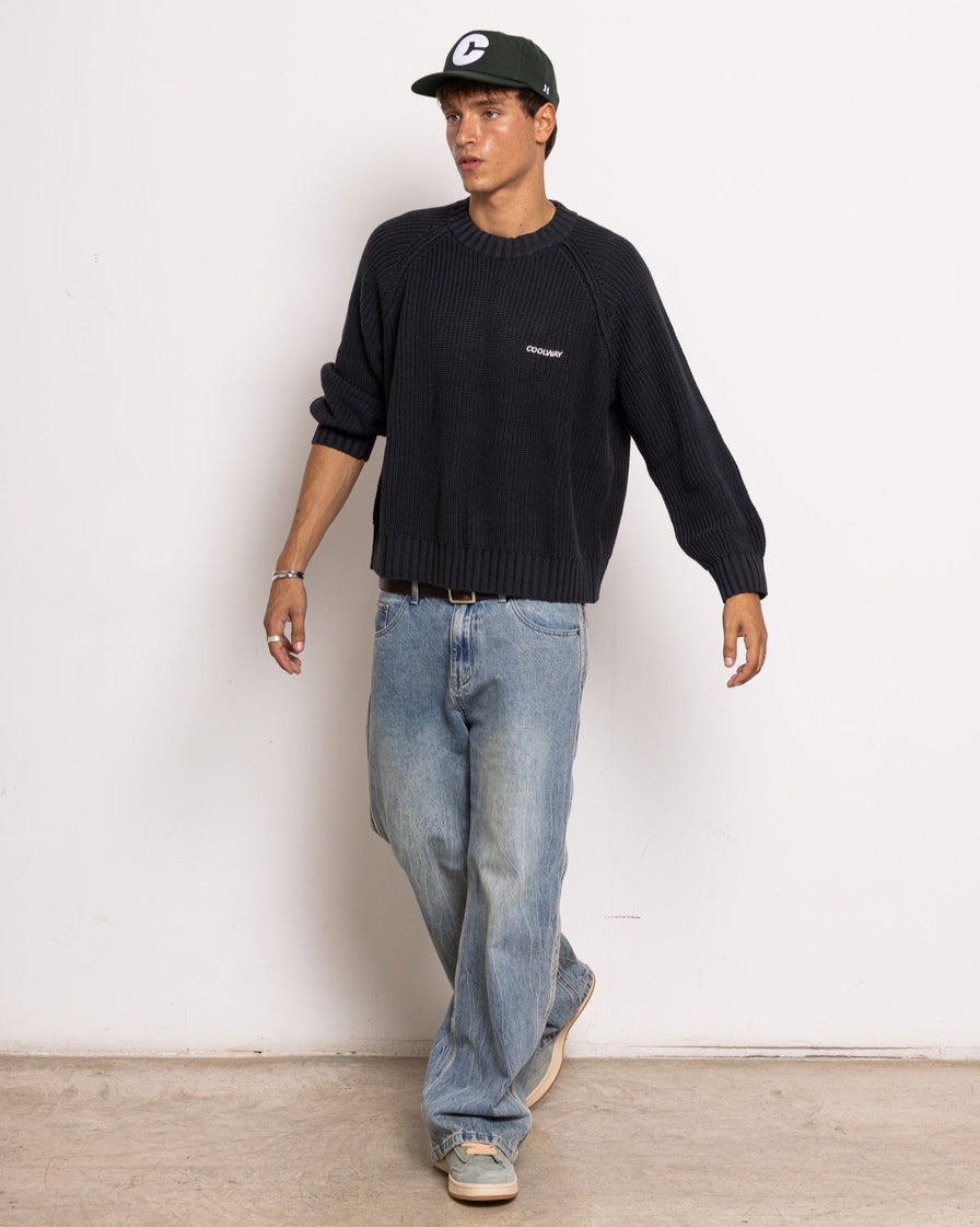 Black Knit Sweater