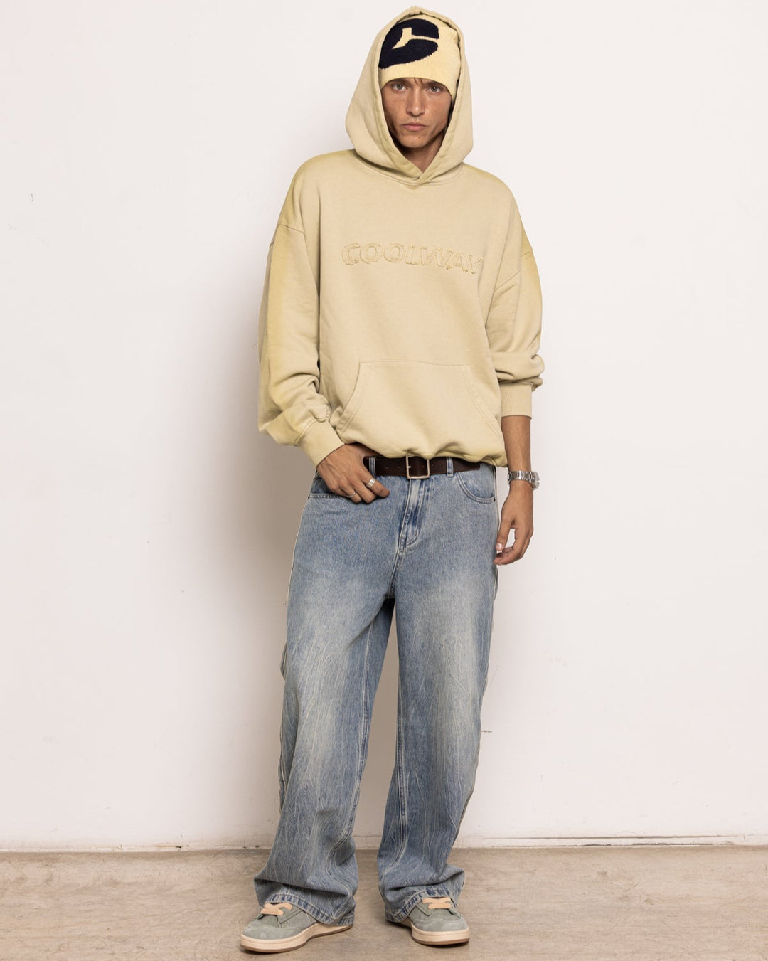 Washed Green Hoodie