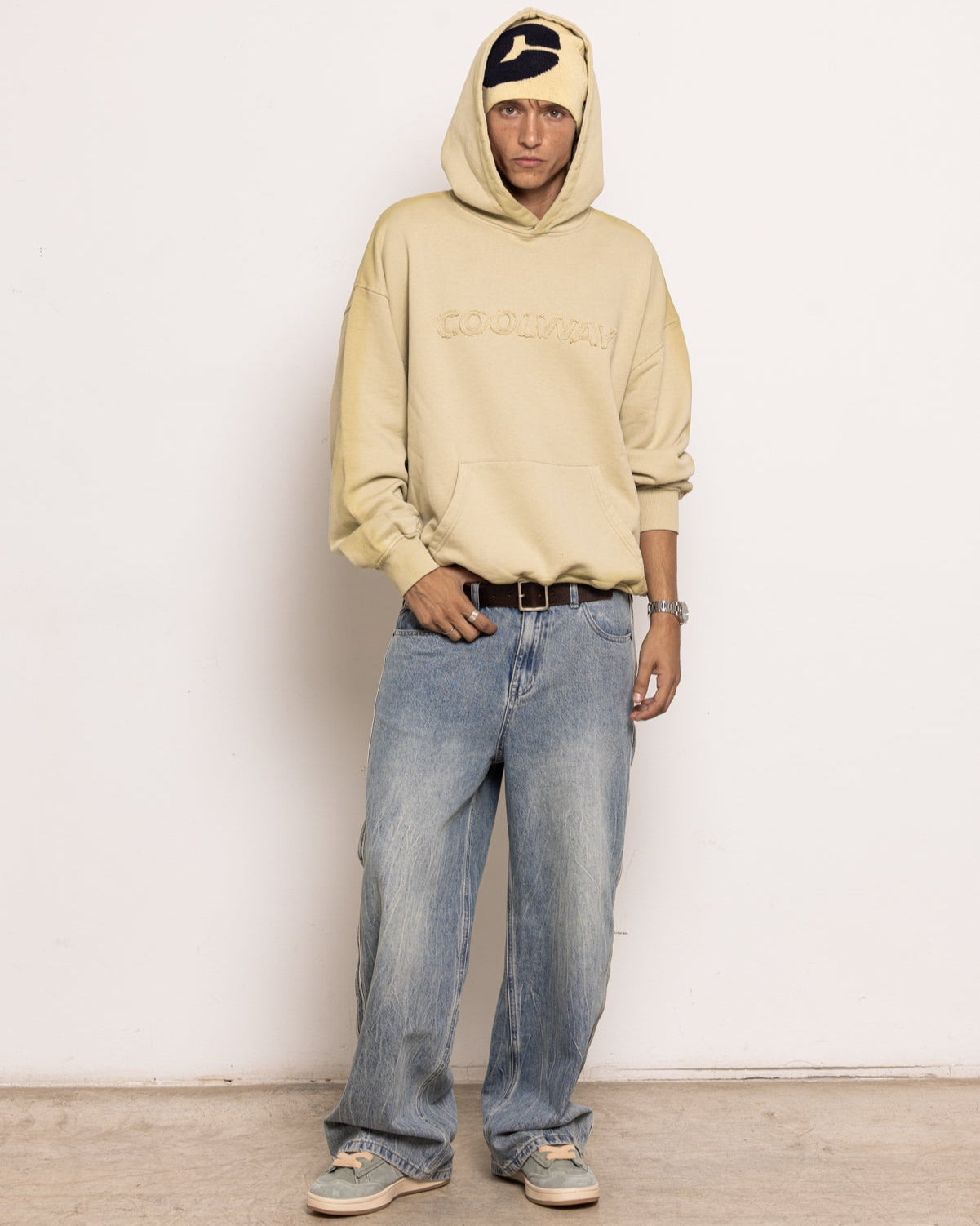 Washed Green Hoodie