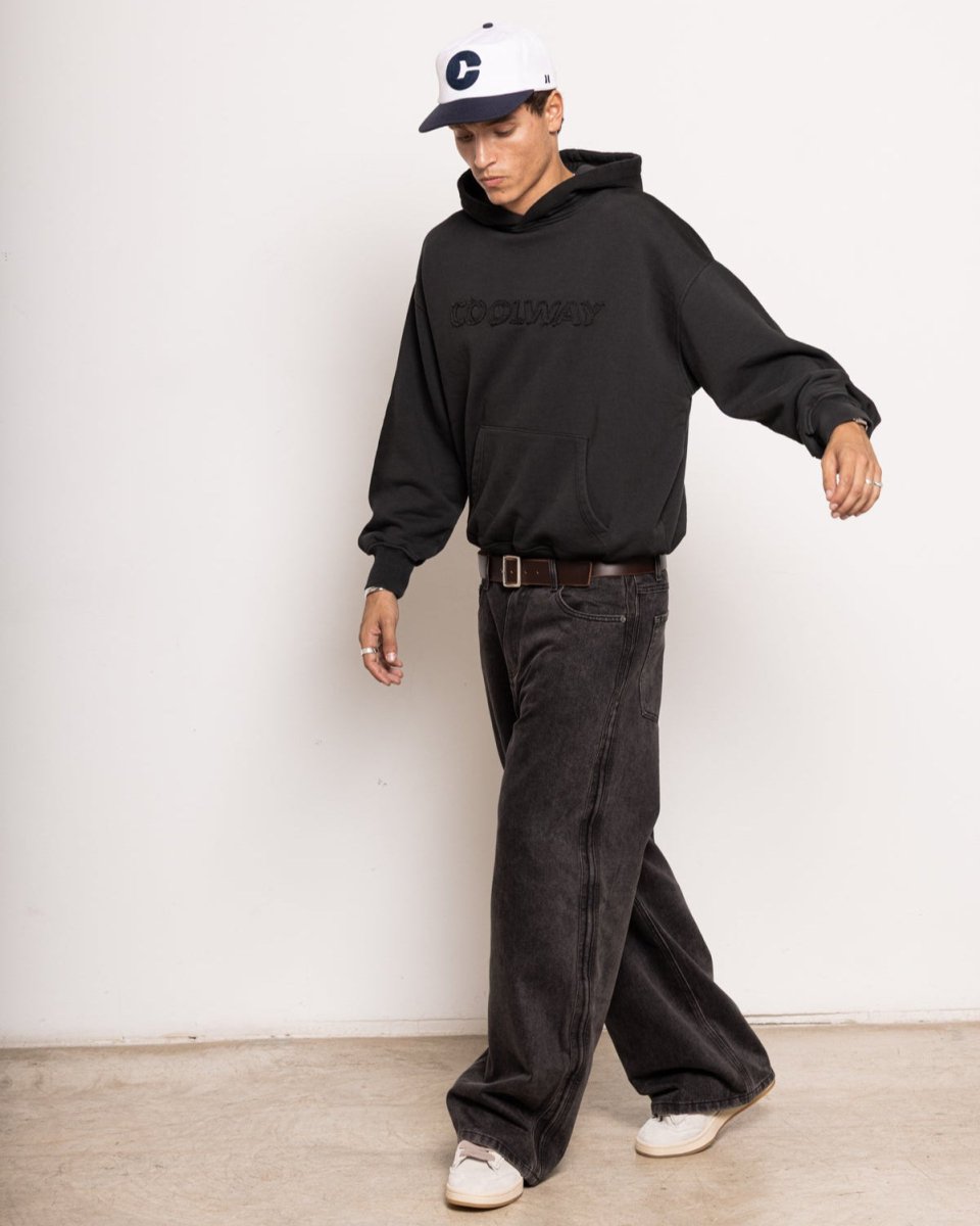 Washed Black Hoodie