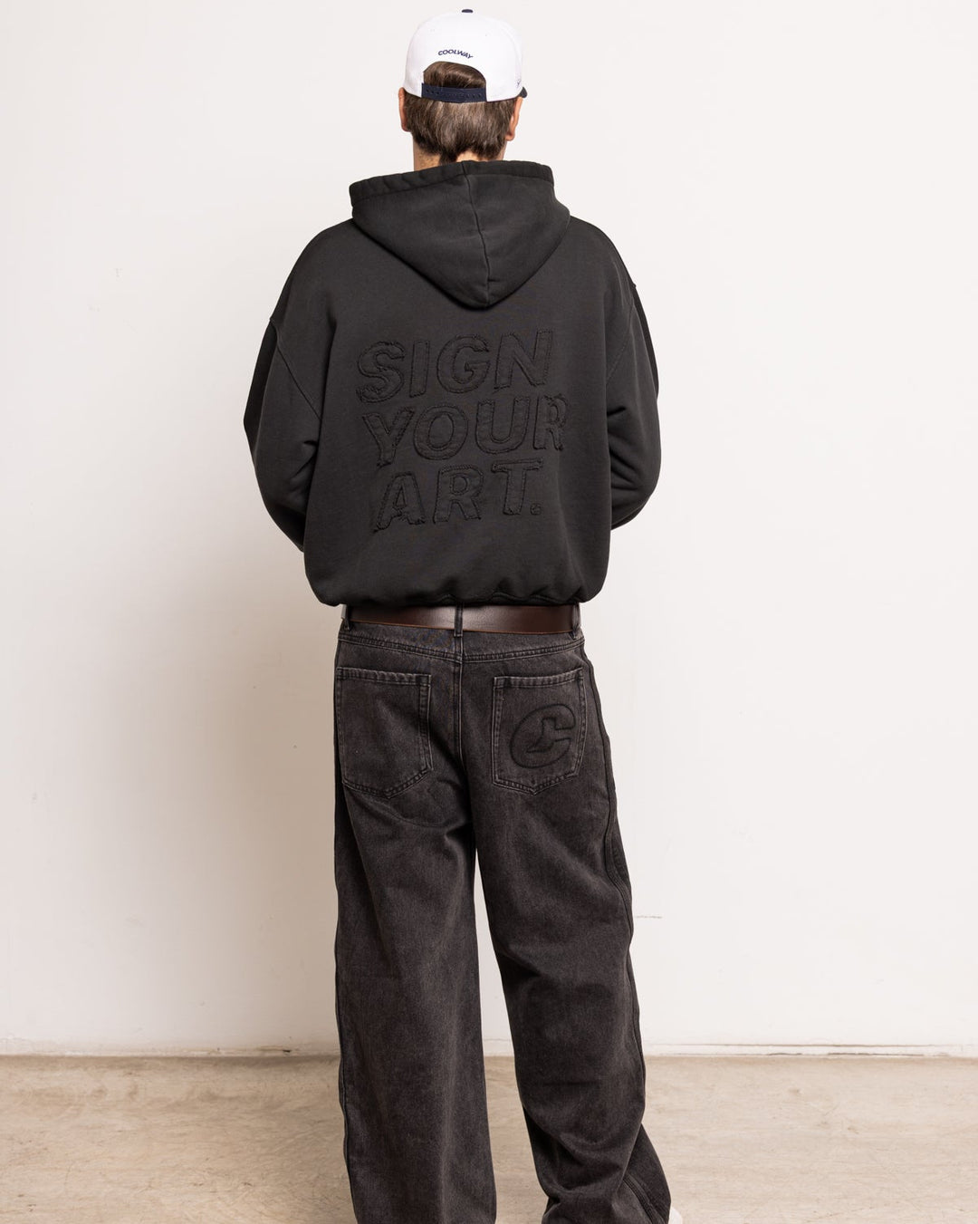 Washed Black Hoodie