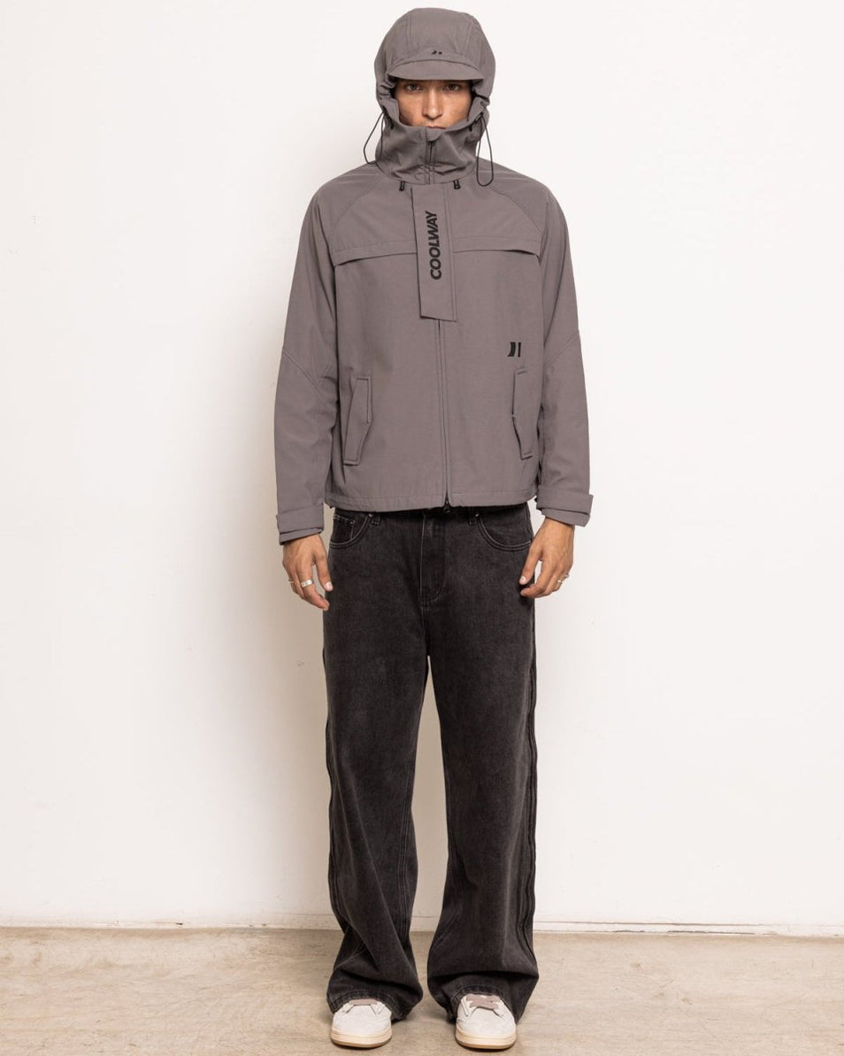 Storm Grey Windbreaker