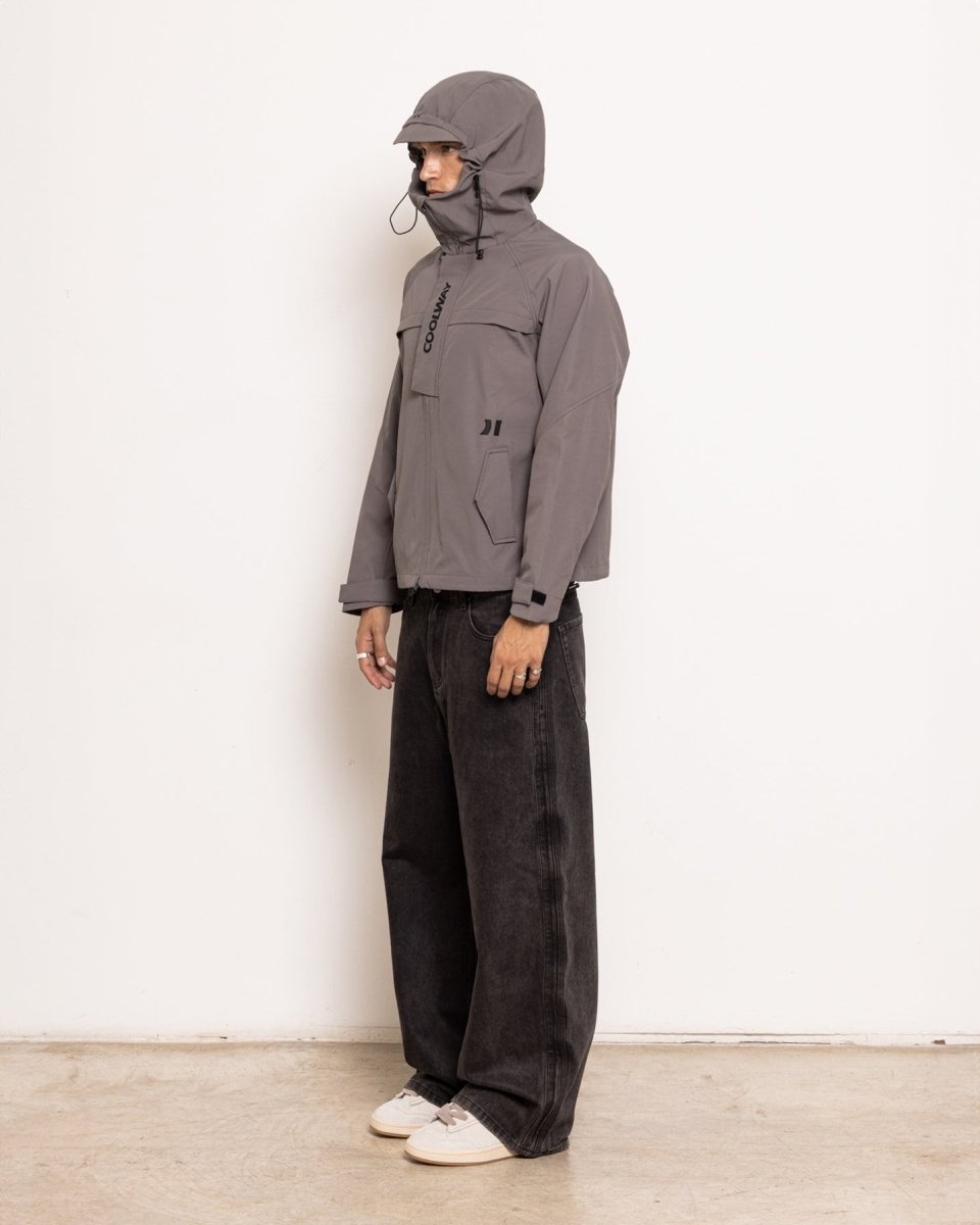Storm grey windbreaker | Coolway Sneakers Brand