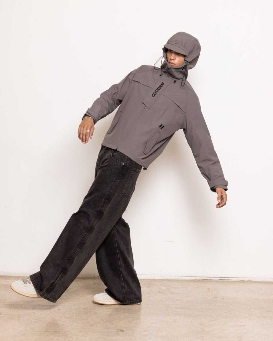 Storm Grey Windbreaker