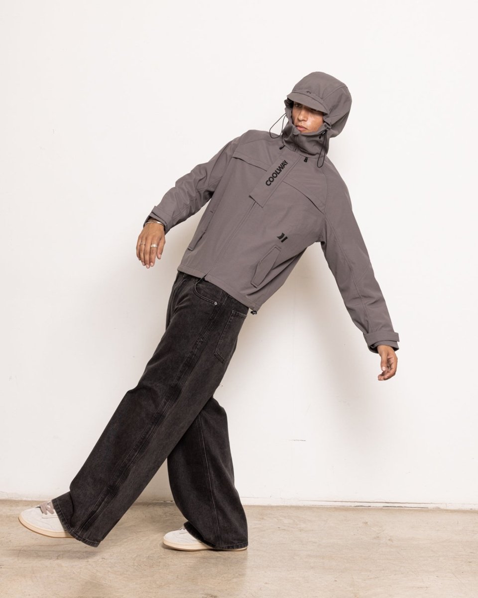 Storm grey windbreaker | Coolway Sneakers Brand