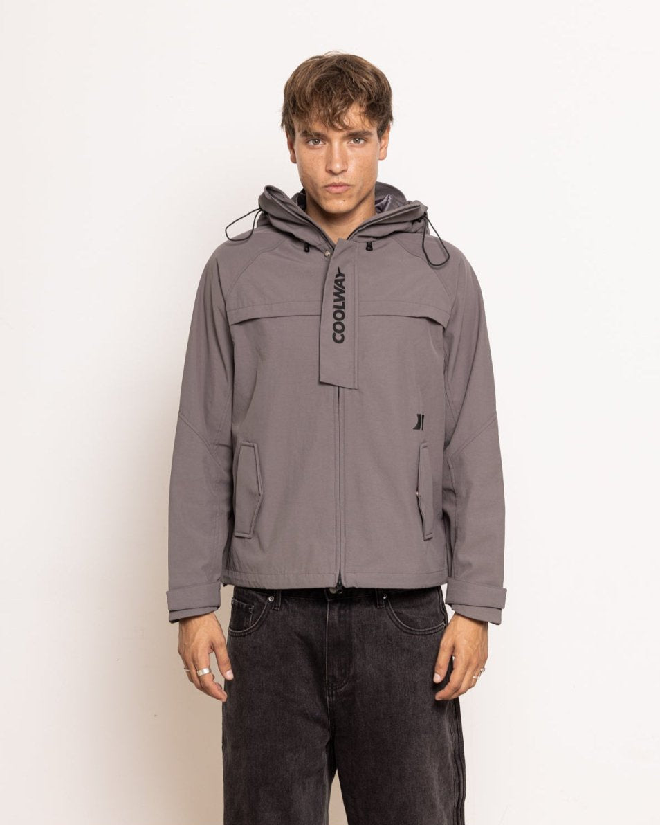 Storm Grey Windbreaker