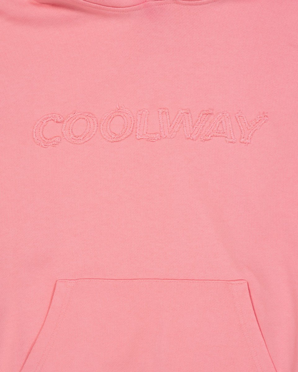 Washed pink hoodie | Coolway Sneakers Brand