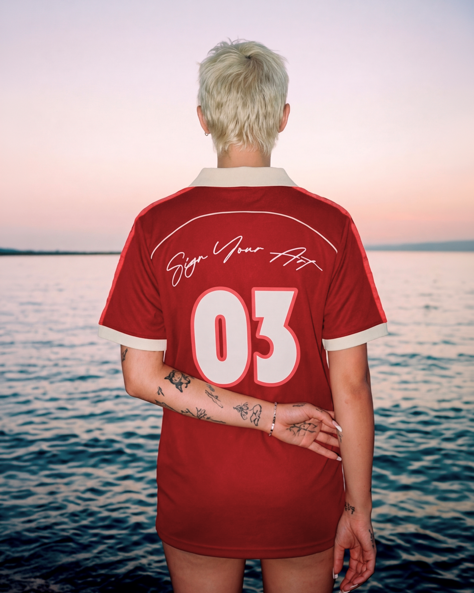 Hot Cherry Football Tee
