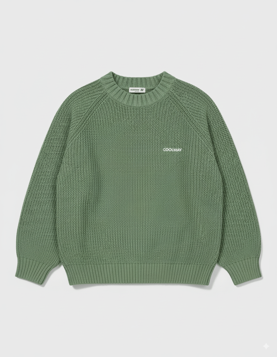 Green Knit Sweater