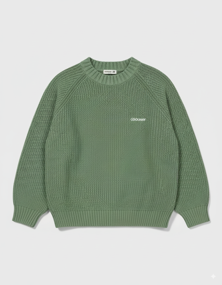 Green Knit Sweater