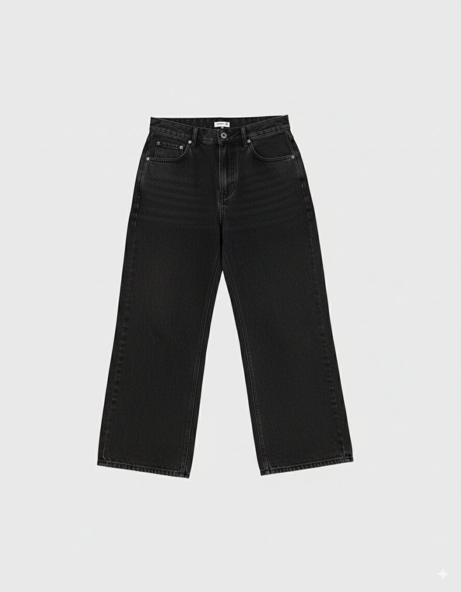 Loose Black Jeans