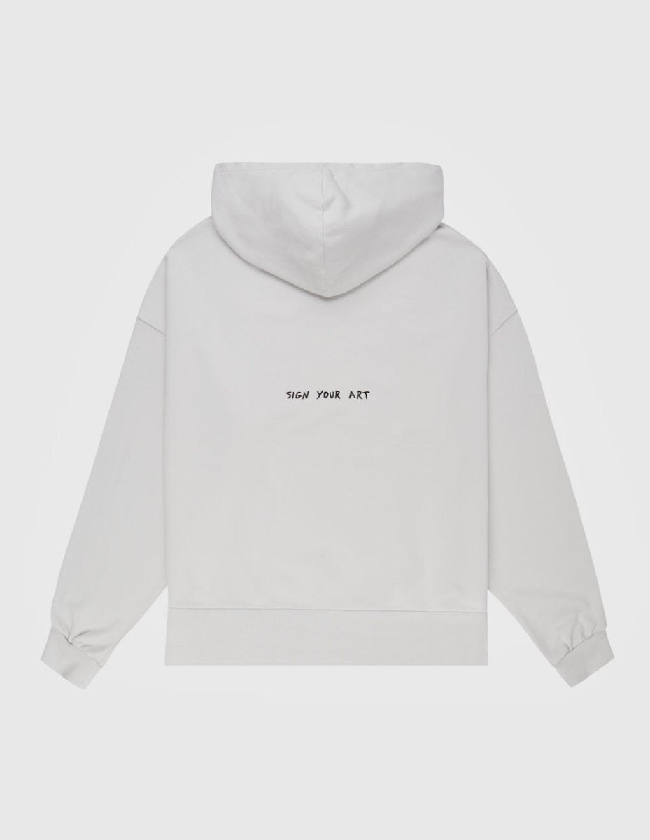 Embossed Black Crewneck