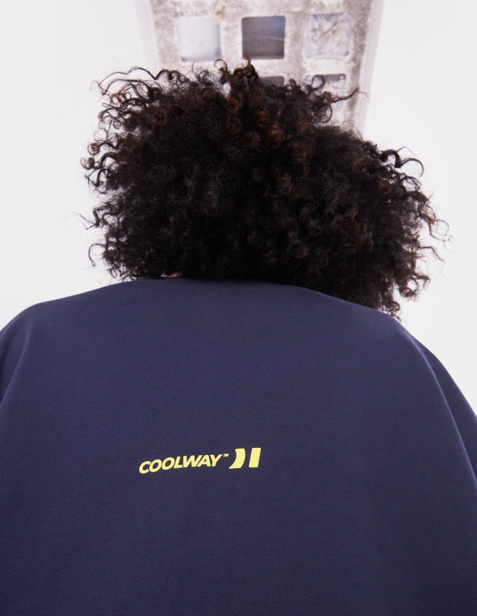 Straight Navy Crewnceck