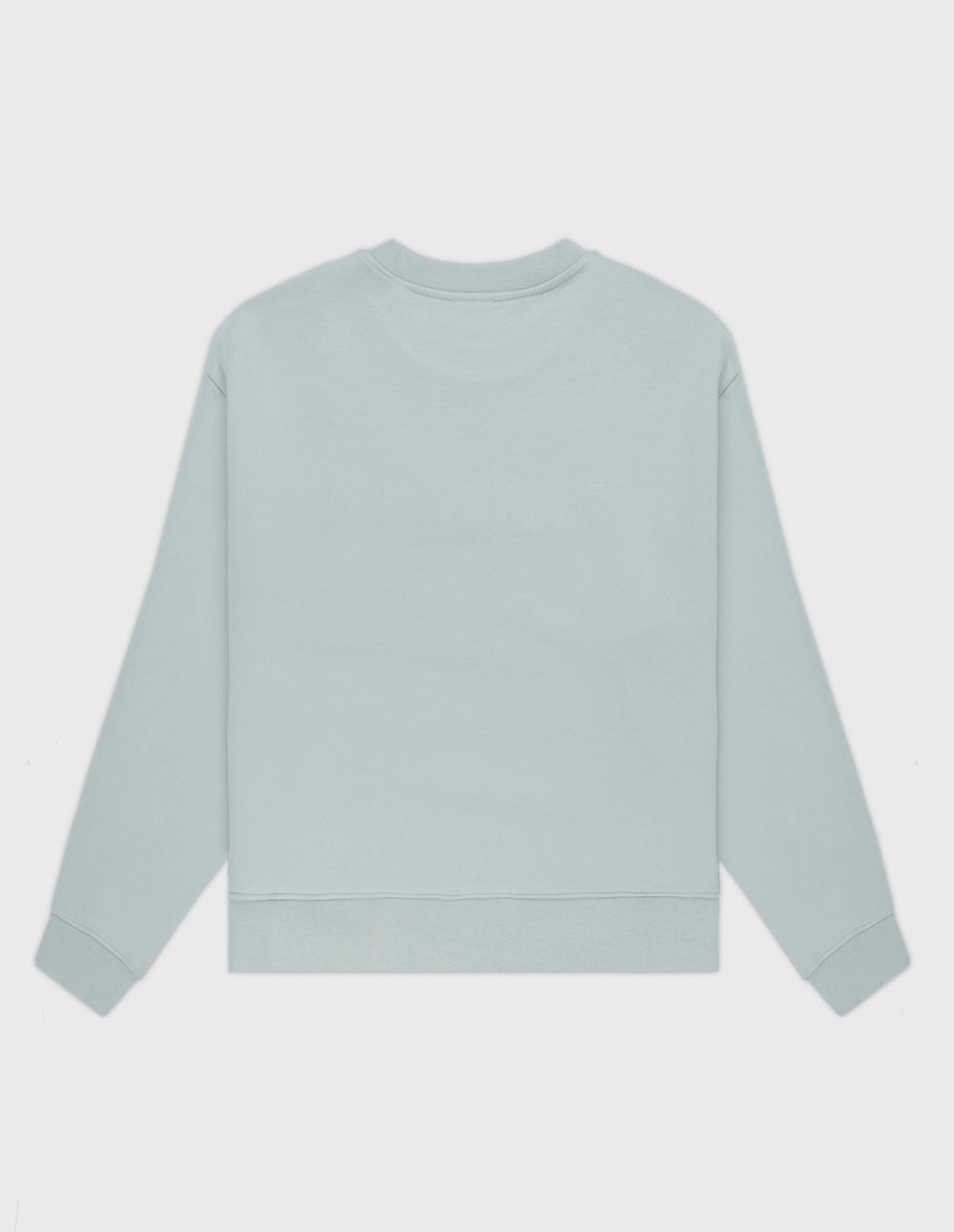 EMBOSSED GREY-BLUE CREWNECK