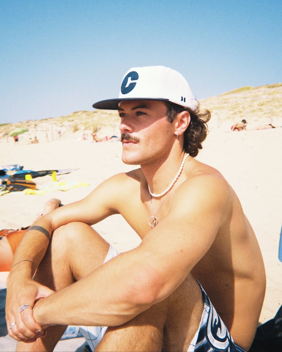 C' cap white | Coolway Sneakers Brand