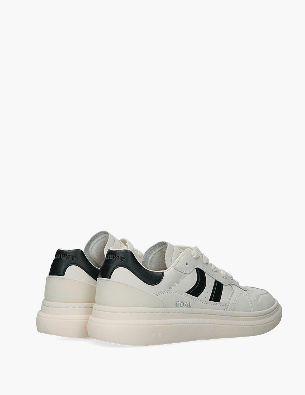 GOAL HI WHITE LEATHER MEN